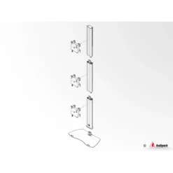 Audipack-Flat-panel-video-wall-floor-stand-Quick-Release-einzelteile.webp