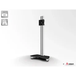 Audipack-Flat-panel-floor-stand-on-wheels-height-1800-max. 65″-Hauptbild.webp
