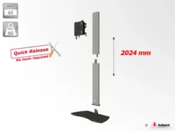 Audipack-Flat-panel-floor-stand-Quick-Release-height-2000-mm-Max.-55″-Hauptbild.webp