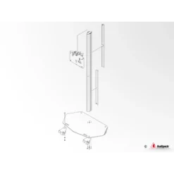 Audipack-Flat-panel-floor-stand-single-column-on-wheels-Max-55″-CAD-Zeichnugn.webp