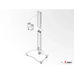Audipack-Flat-panel-floor-stand-on-wheels-Quick-Release-height-1800-mm-Max.-65″-CAD.webp