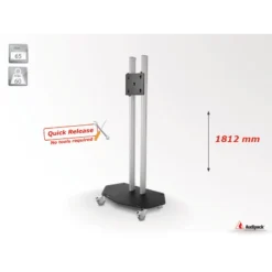 Audipack-Flat-panel-floor-stand-on-wheels-Quick-release-height-1800mm-Max.65″-Hauptbild.webp