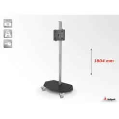 Audipack-Flat-panel-floor-stand-single-column-on-wheels-Max-55″-Hauptbild.webp
