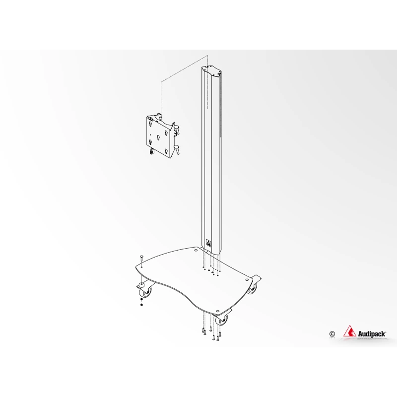 Audipack-Flat-panel-floor-stand-on-wheels-height-1800-max. 65″-CAD.webp