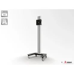 Audipack-Flat-panel-floor-stand-on-wheels-height-1800-mm-Max.-65″-Hauptbild.webp
