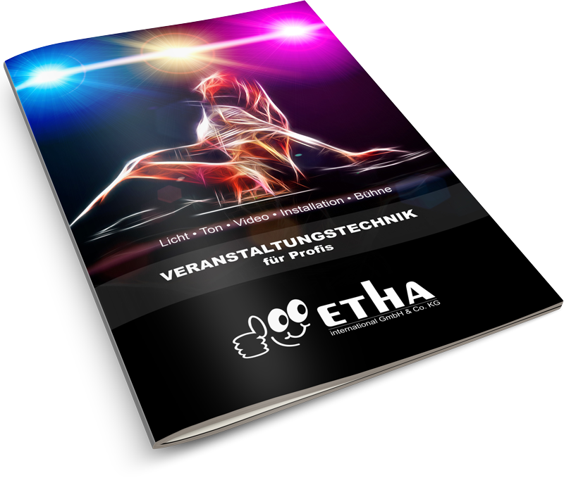 ETHA aktueller Produktkatalog 2015 für Veranstaltungstechnik, Licht, Ton, Video und Installationen