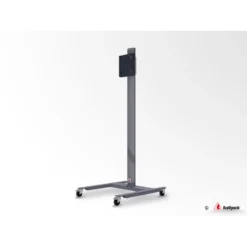 Audipack Flat panel floor stand on wheels, height 1800 mm, Max. 65″