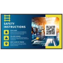 Clevertouch Cleverlive 65” CL Pro Serie XTR 24/7 Commercial Display