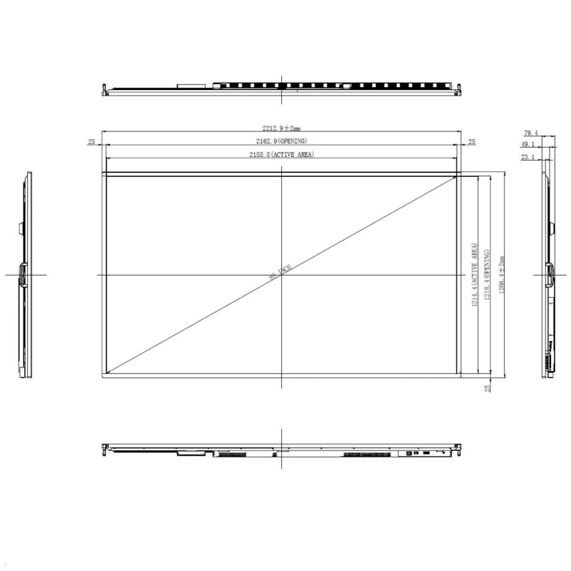 Clevertouch CL Pro 2 Serie 75" Non-Touch Display – Bild 5