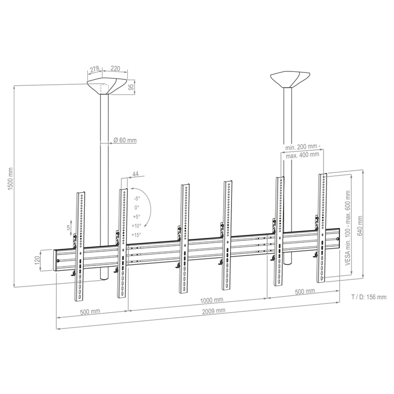 Hagor CPS Menuboard D3P 46 – 65″ – Bild 5