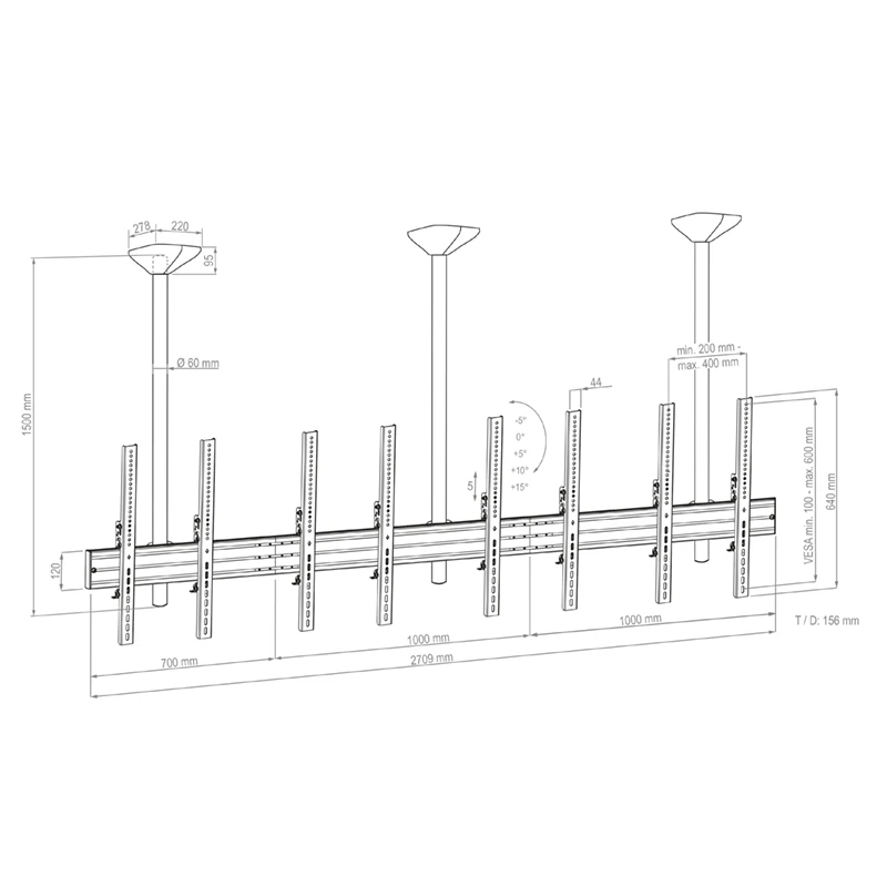 Hagor CPS Menuboard D4P 46 – 65″ – Bild 4