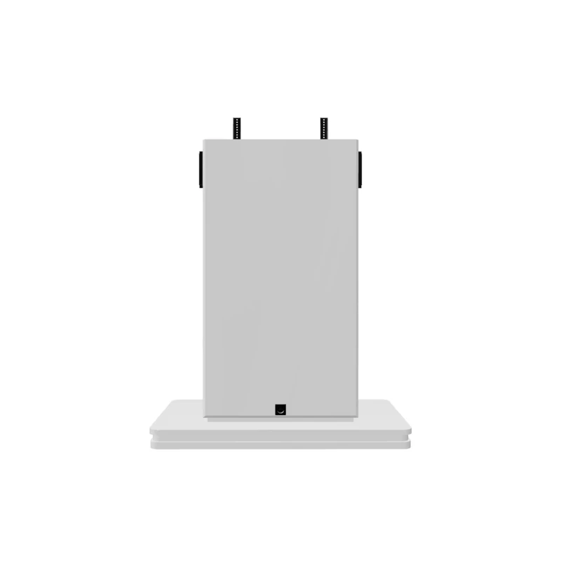 SMF Solutions Medienstele weiss (hochglanz) für Display – Bild 3