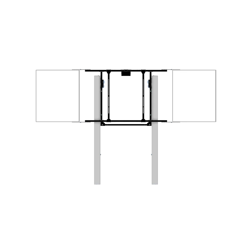 SMF Solutions Pylonensystem, doppelumlenk Boden/Wand für Display