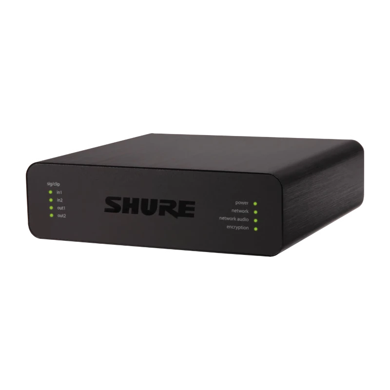 SHURE Dante-Analog-Interf. 2in/2out,P.o.E, XLR – Bild 2